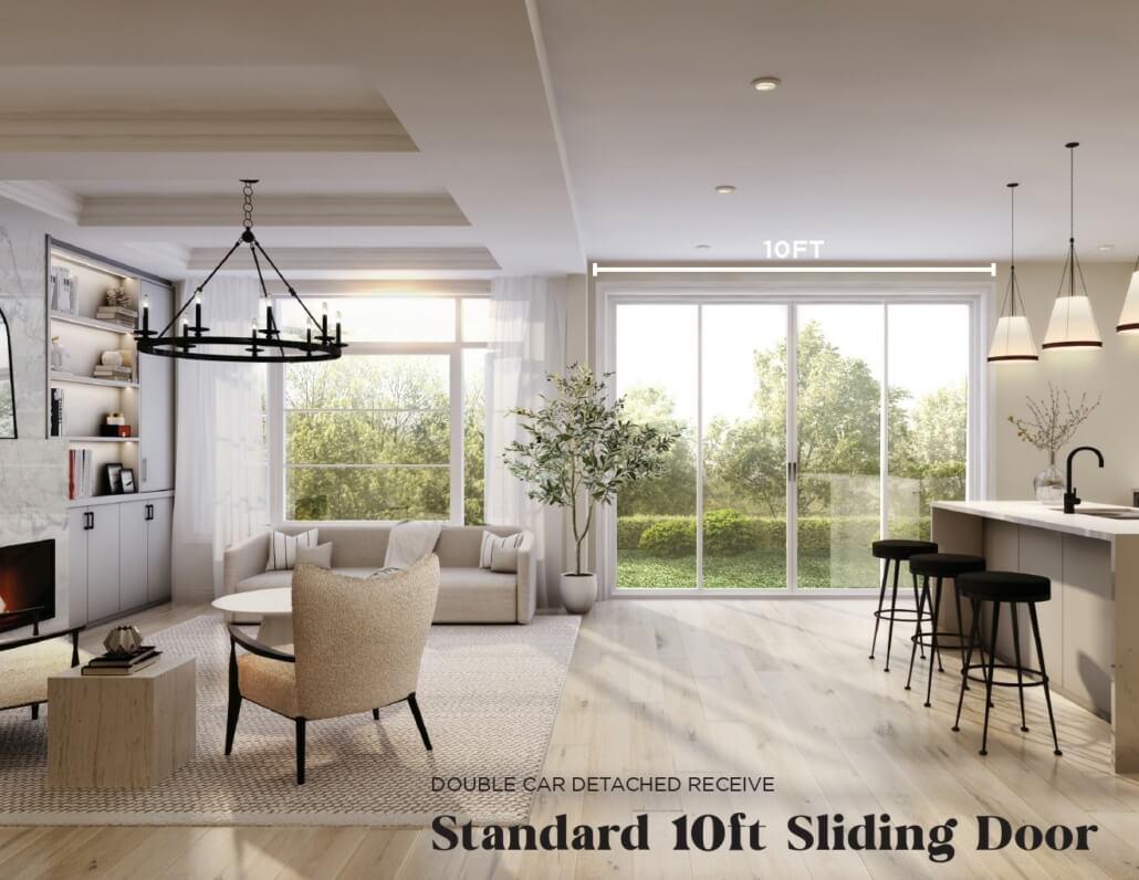 GREENWOOD SEATON HOMES - living-kitchen