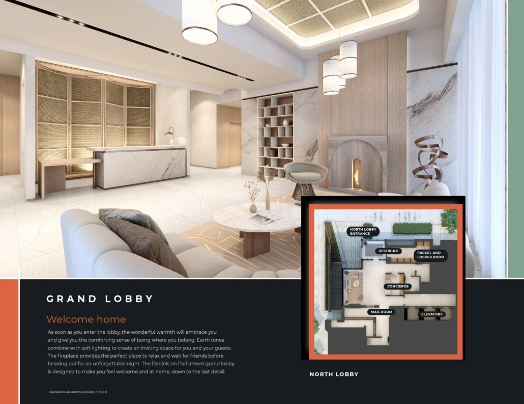 DANIELS ON PARLIAMENT CONDOS - grand-lobby