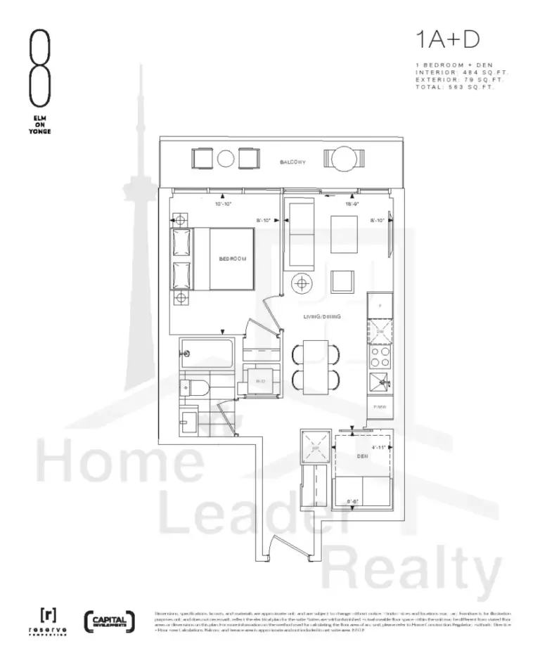 8-Elm-Street-Condos-Model-1A+D-floorplan
