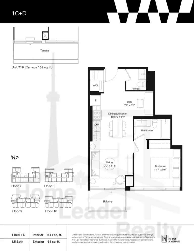 Wilson-West-Condos-Model-1C+D-floorplan
