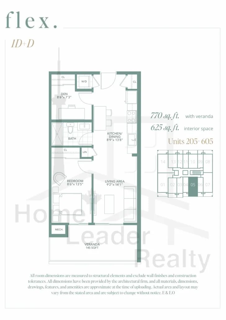 Flex-Condos-Model-1D+D-floorplan