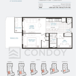 Anthem at The Metalworks Condos Floor Plan 1K+D