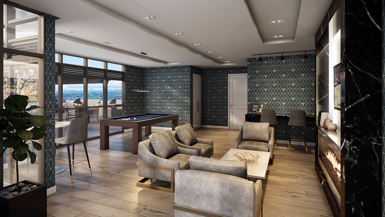 FOUR ME CONDOS  - lounge