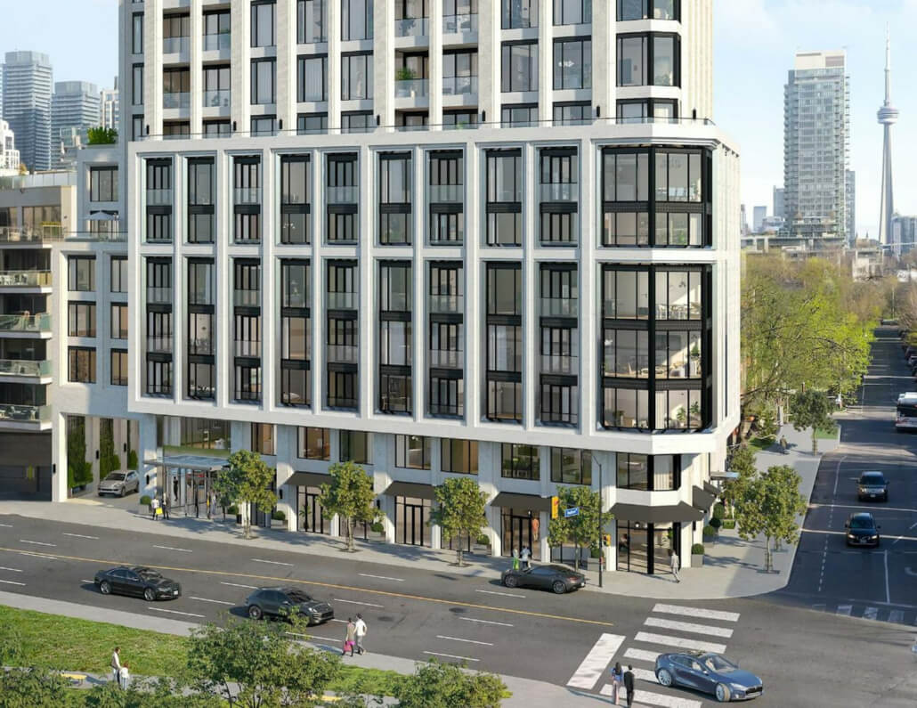 The Bedford Condos - looking-down-to-lower-levels-and-the-podium