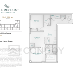 The District on Gardiners Condos 2Ab Floor Plans