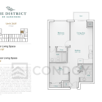 The District on Gardiners Condos 2Aif Floor Plans