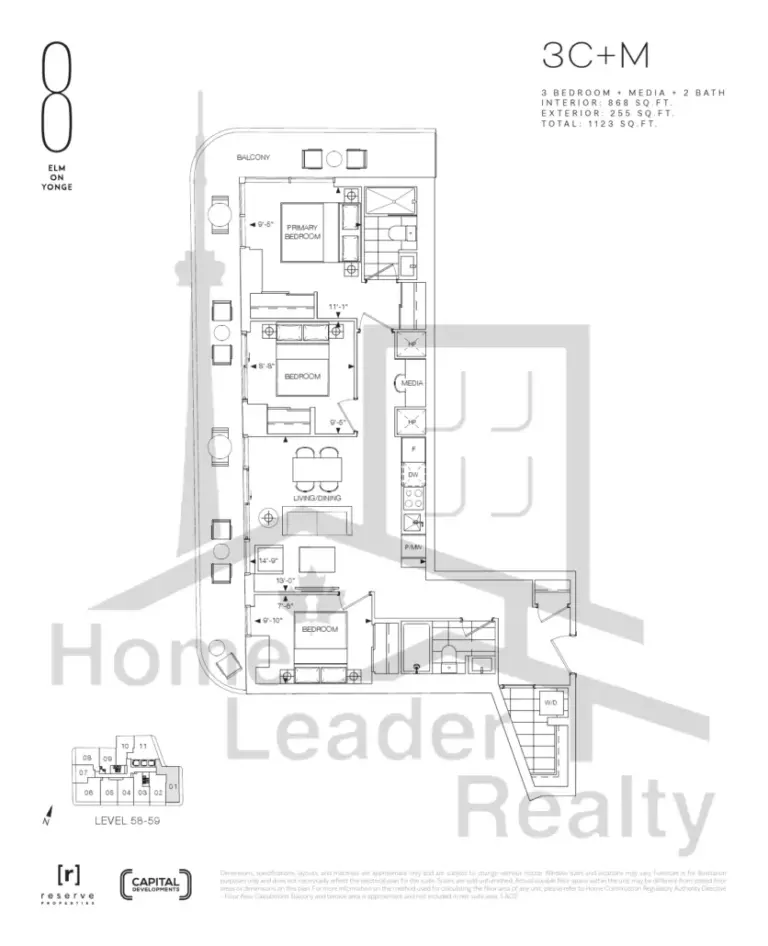 8-Elm-Street-Condos-Model-3C+M-floorplan
