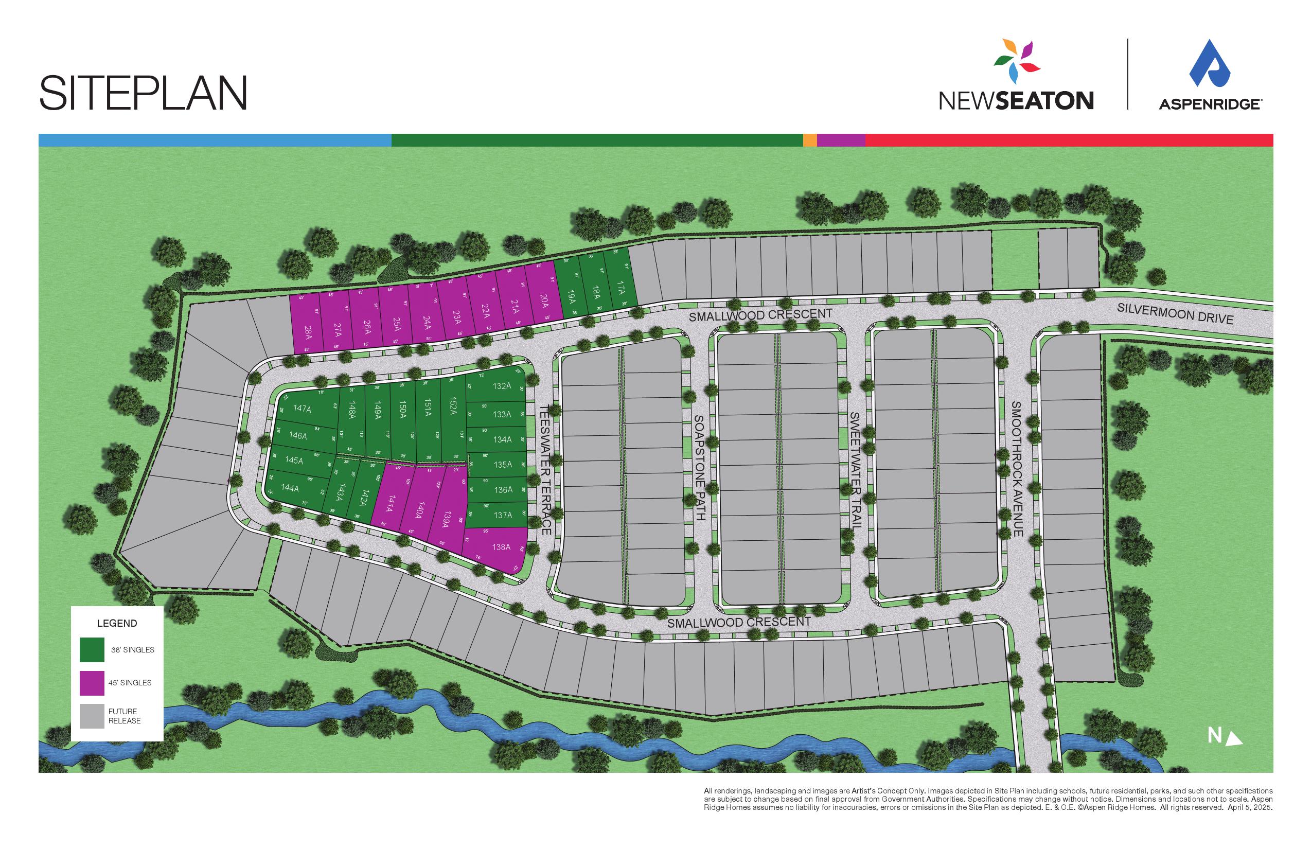 New Seaton Aspen Ridge Site Plan