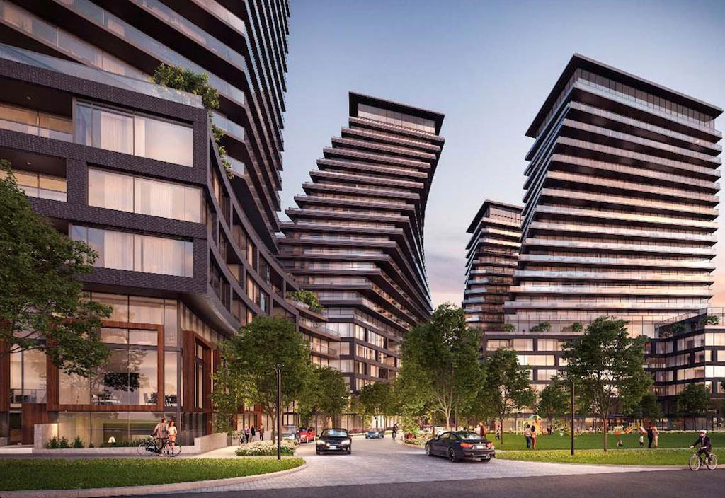 The 9Hundred Condos - Aerial-View-of-The-East-Mall-Toronto