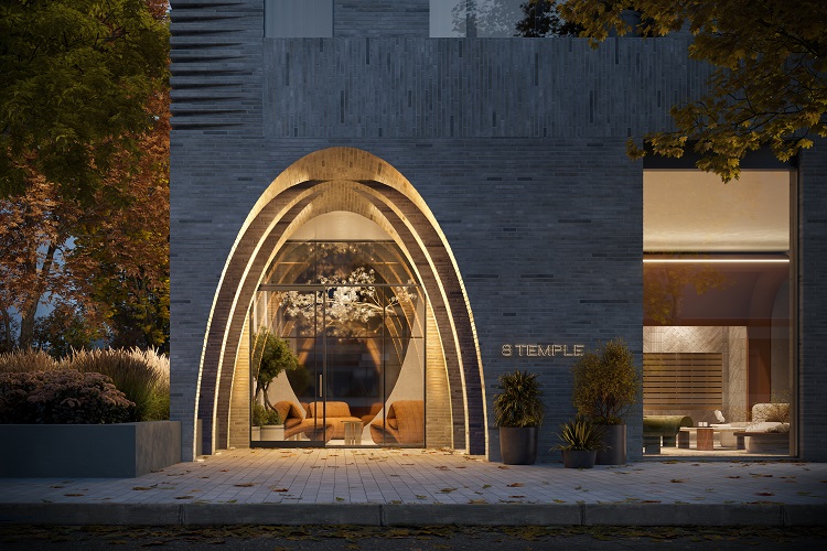 Archway Entrance - 8 Temple Condos