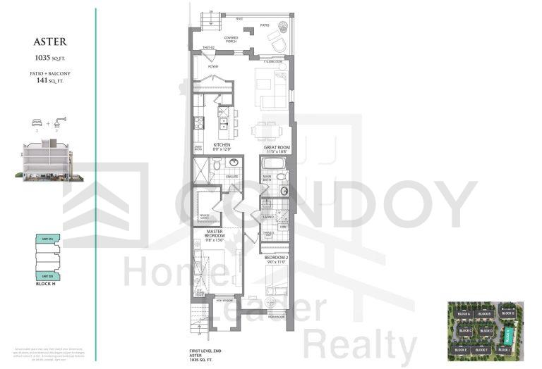 Jefferson Heights Towns Tulip Floor Plans