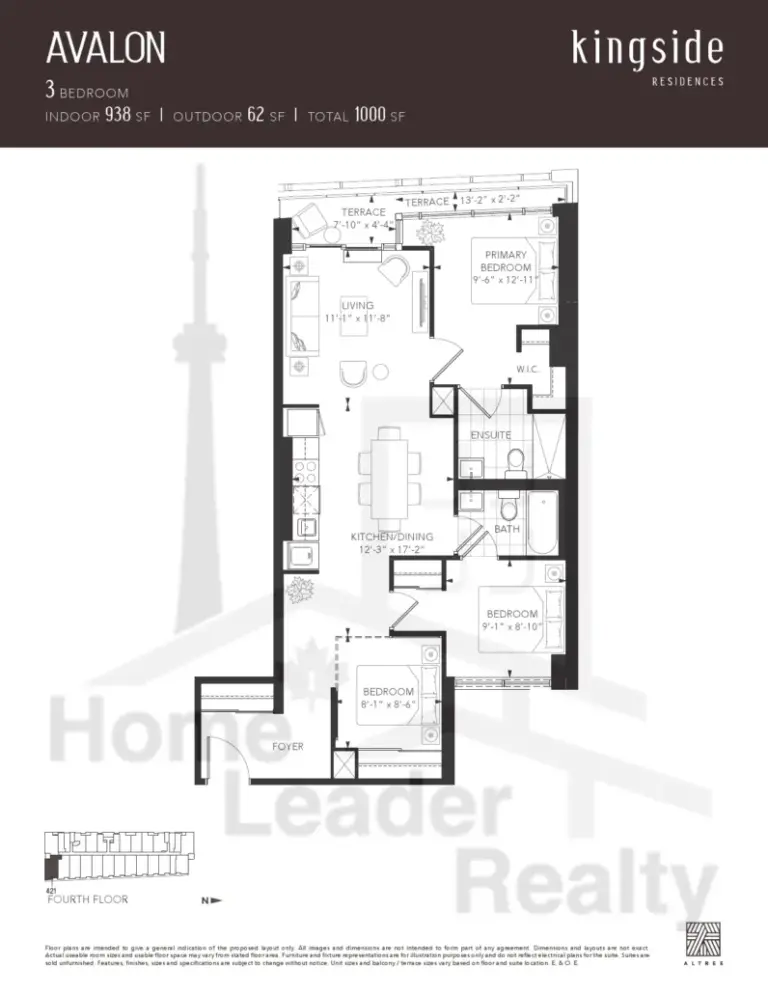 Kingside-Residences-condos-Model-Avalon-floorplan