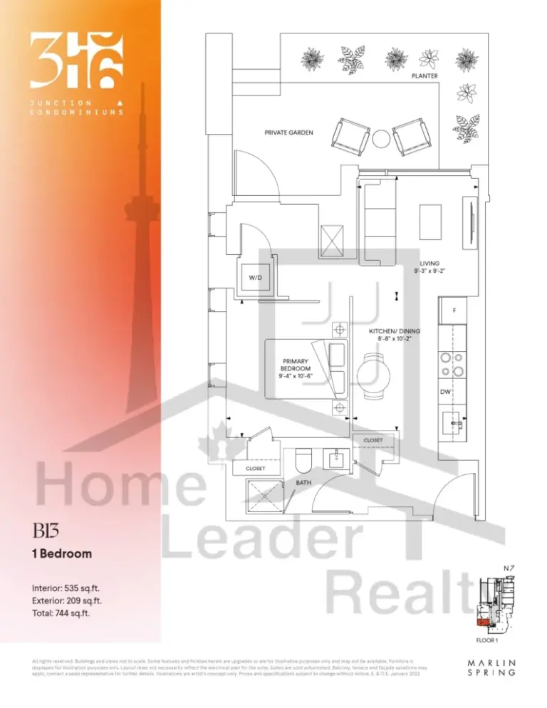 316-Junction-Condos-Model-B13-floorplan
