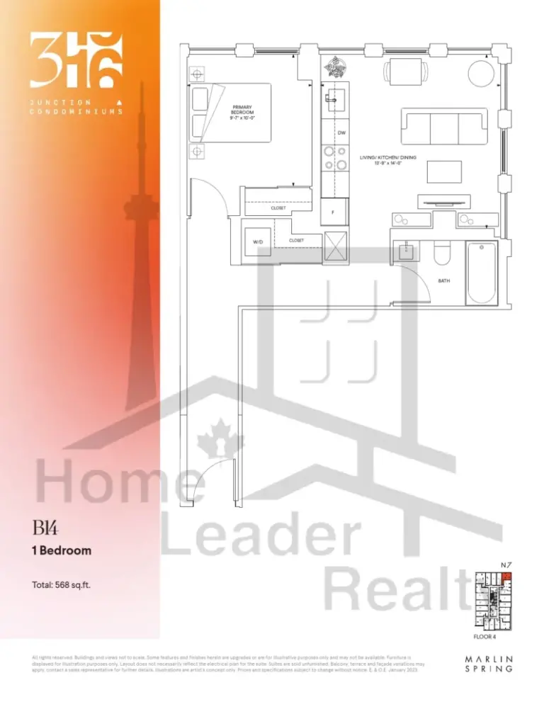 316-Junction-Condos-Model-B14-floorplan
