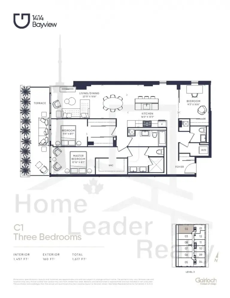 1414-Bayview-Condos-Model-C1-floorplan