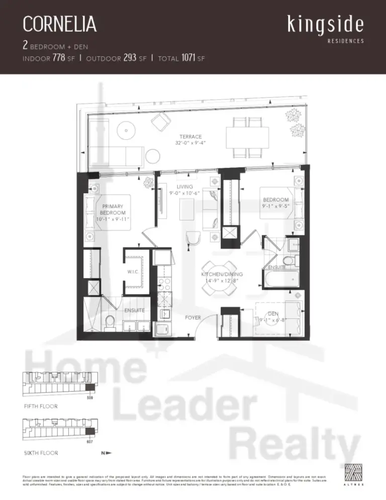 Kingside-Residences-condos-Model-Cornelia-floorplan