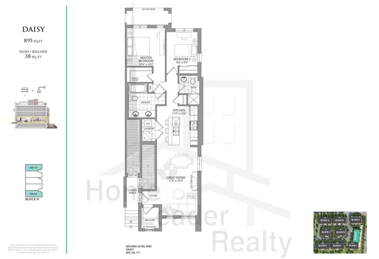Jefferson Heights Towns Daisy Floor Plans