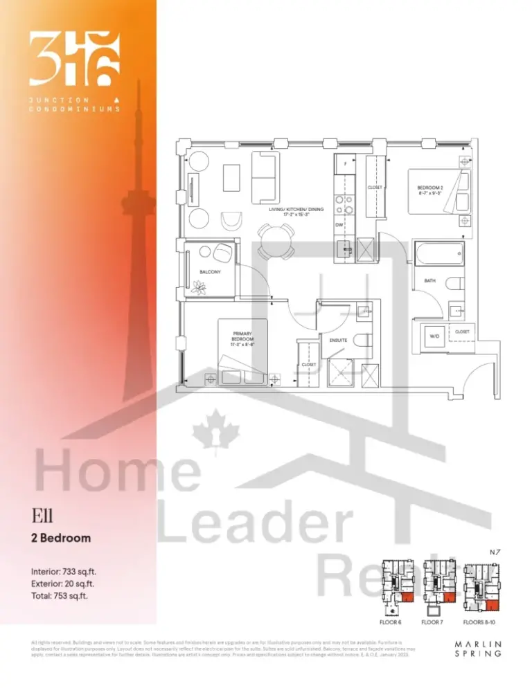 316-Junction-Condos-Model-E11-floorplan