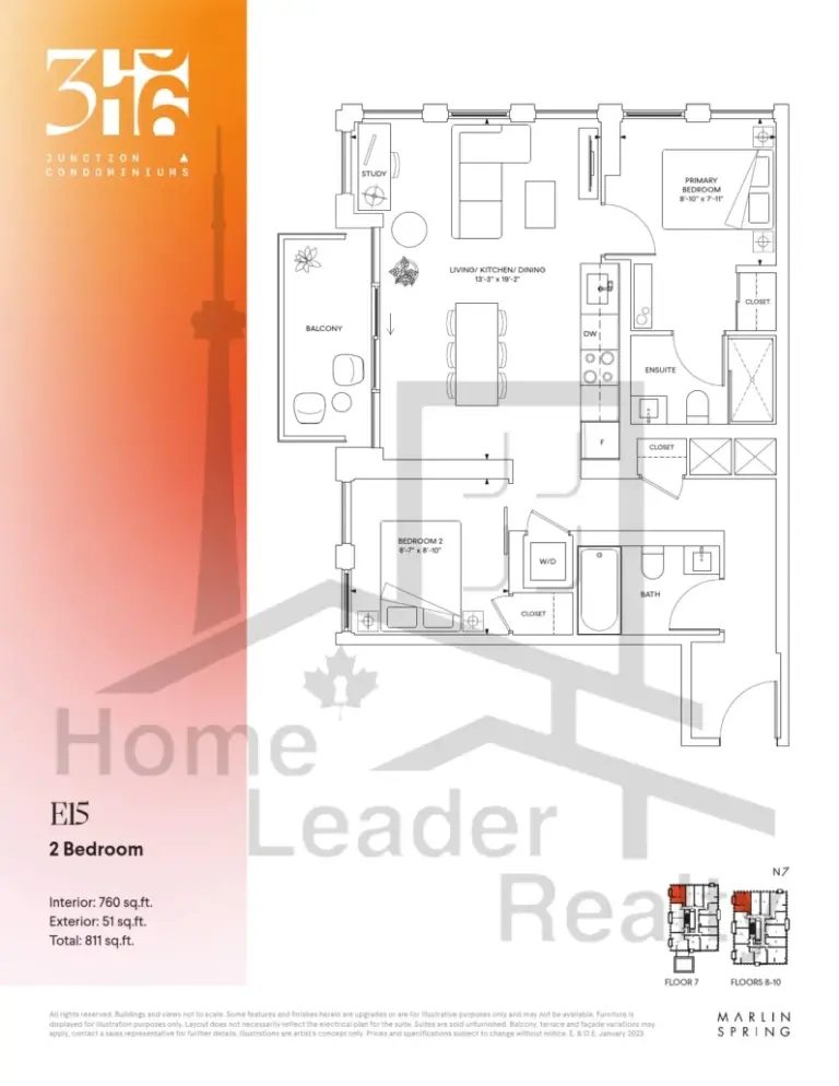 316-Junction-Condos-Model-E15-floorplan