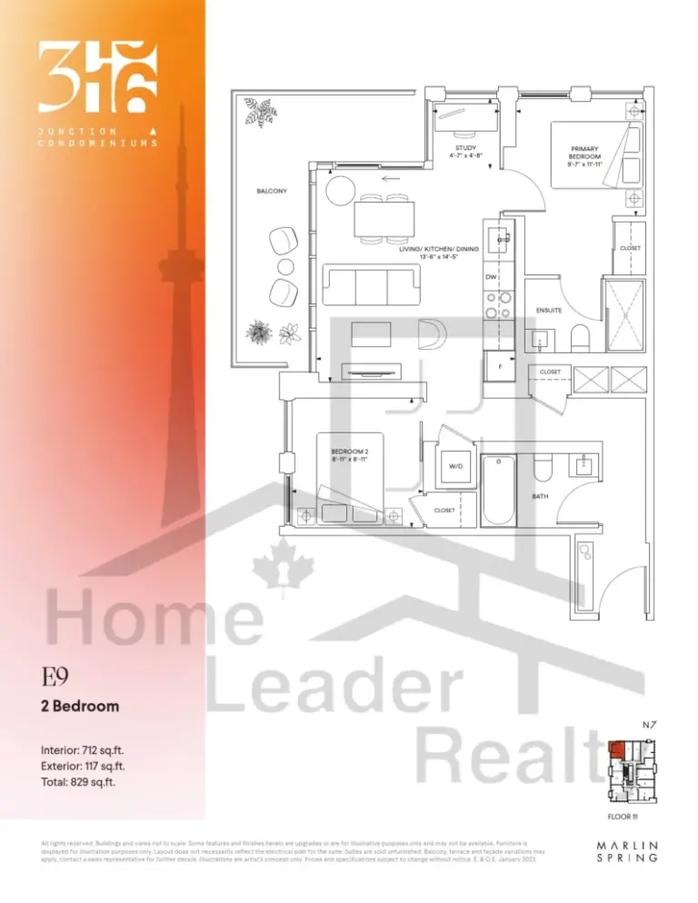 316-Junction-Condos-Model-E9-floorplan