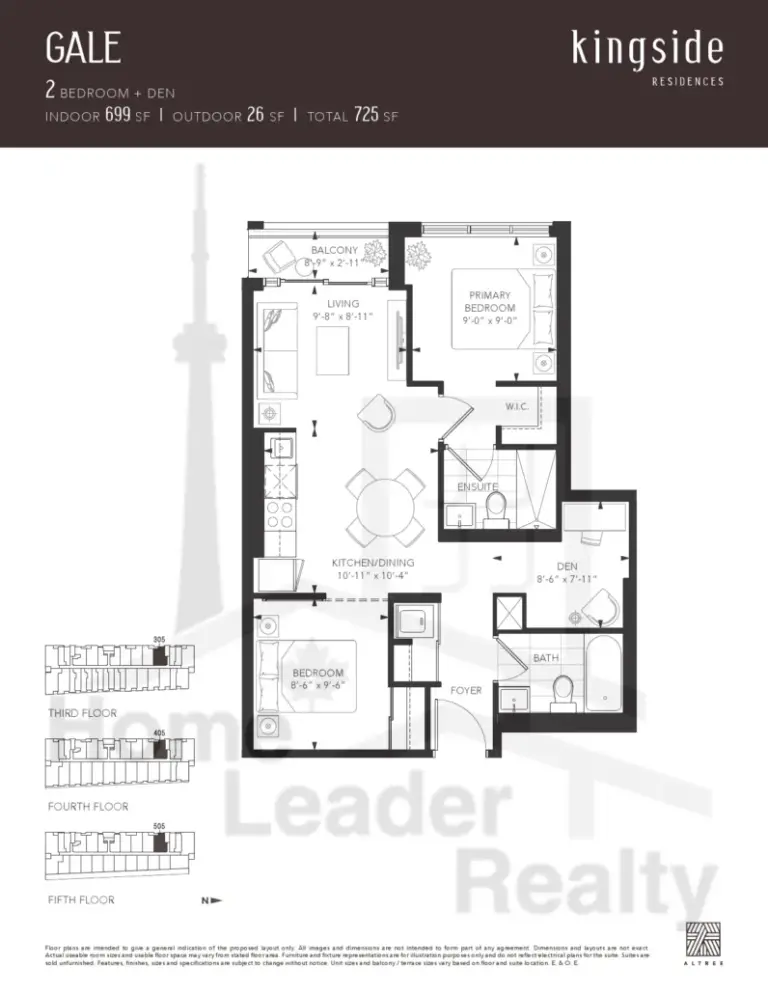 Kingside-Residences-condos-Model-Gale-floorplan