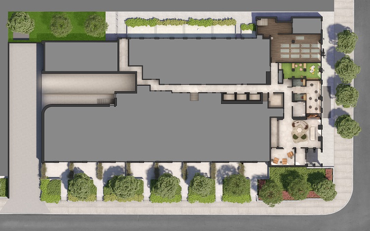 Ground Floor Amanity Plan - 8 Temple Condos