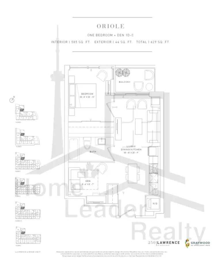 250-Lawrence-Avenue West-condos-ORIOLE-floorplan
