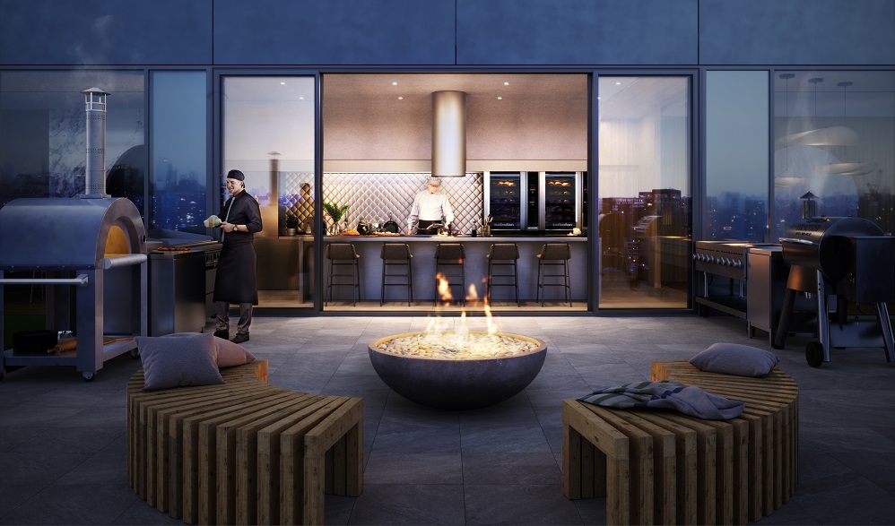 Rooftop Kitchen - 8 Temple Condos