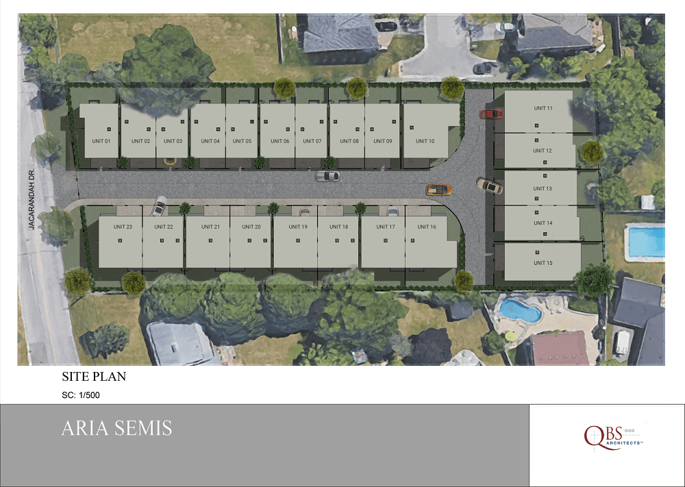 Aria Homes - Site-Plan