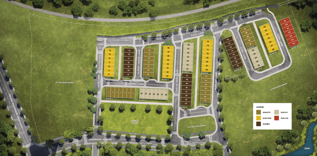 QUI Modern Towns - Site-Plan
