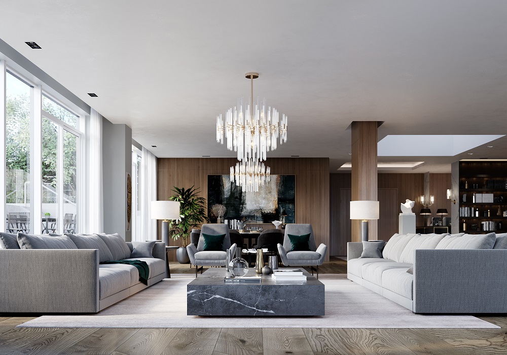 The Well Condos - Penthouse-Living-room