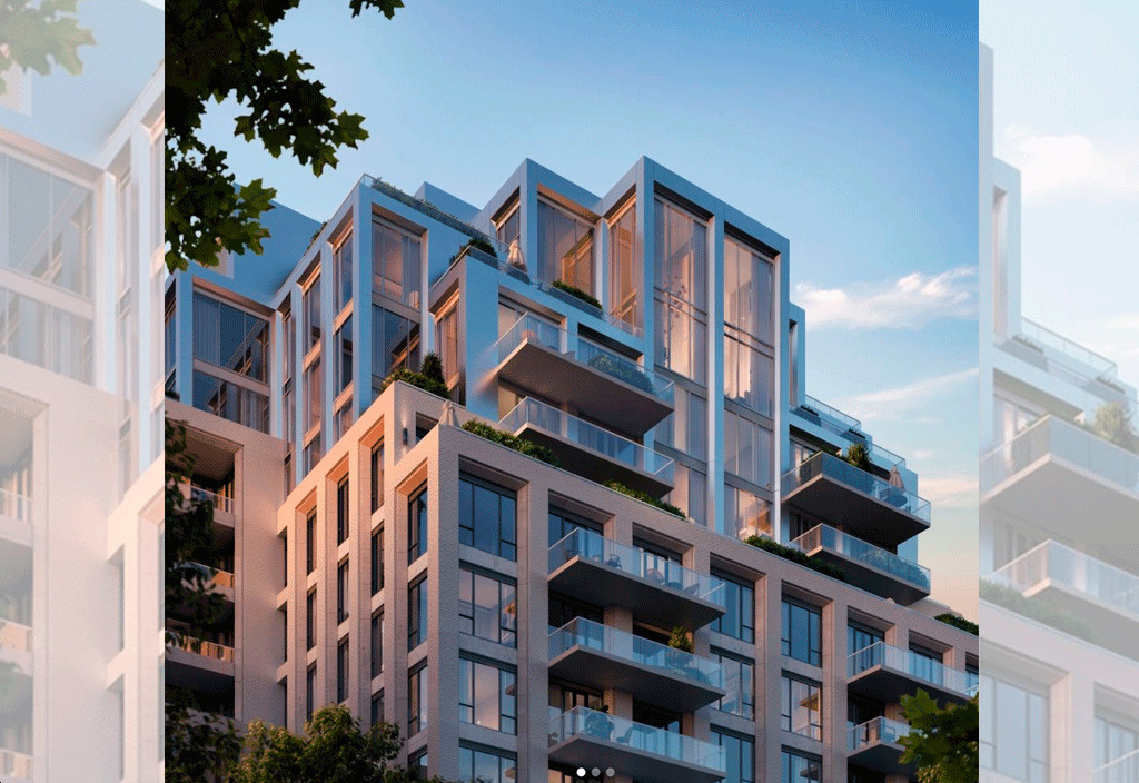 The Bedford Condos - Exterior-View-of-Upper-Area-of-Building