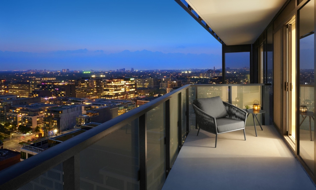 The Well Condos - terrace