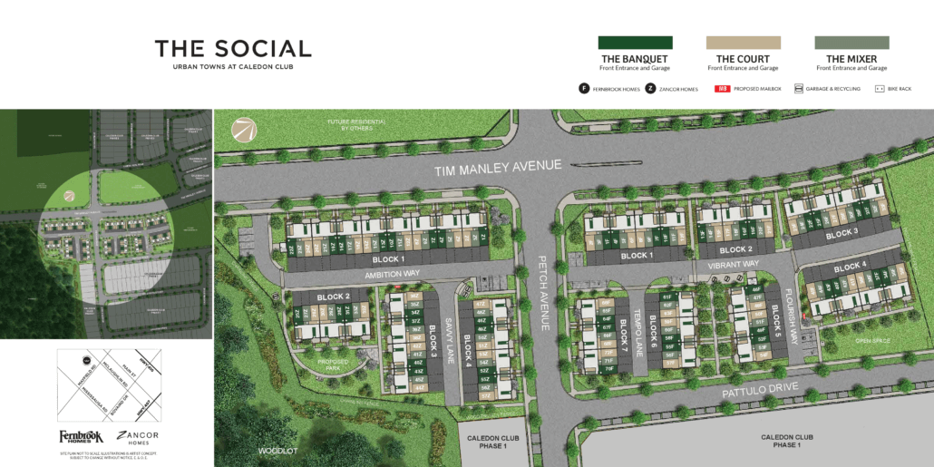 The Social Urban Towns - Map