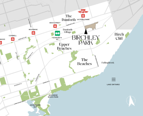Birchley Park Condos Map