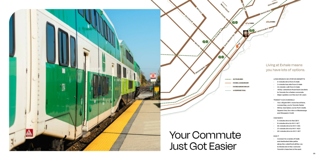 EXHALE CONDOS  - commute