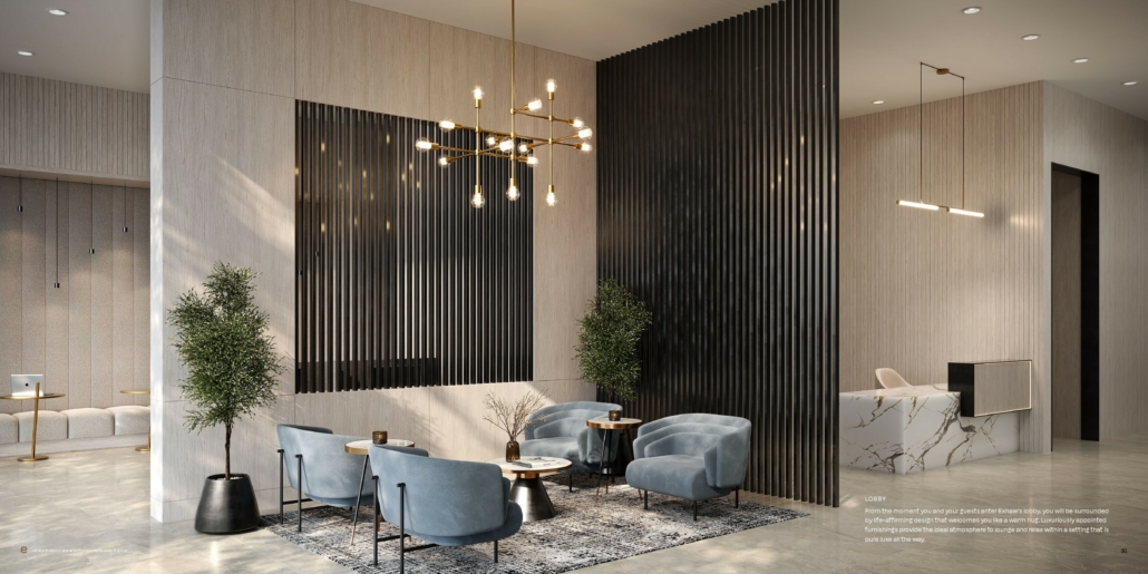 EXHALE CONDOS  - lobby