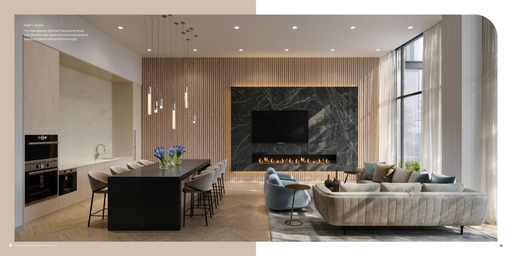 EXHALE CONDOS - party-room