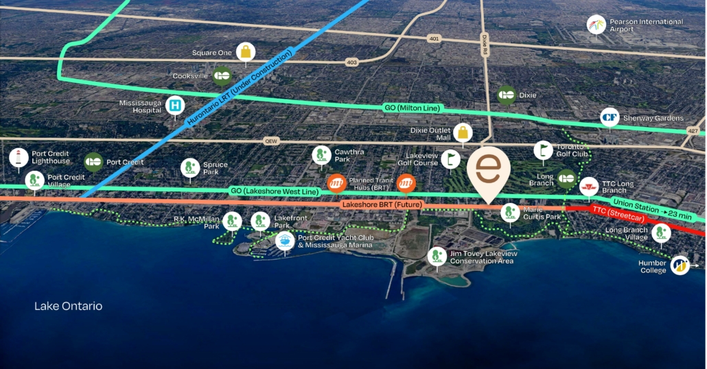 EXHALE CONDOS - 3d-amenities-map