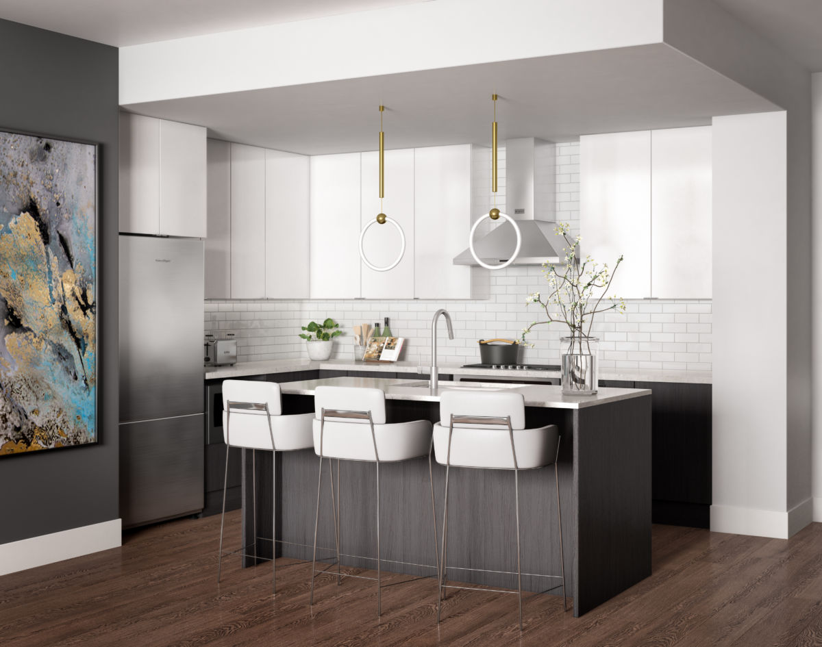 9th _ Main - Kitchen- 9th & Main Condos