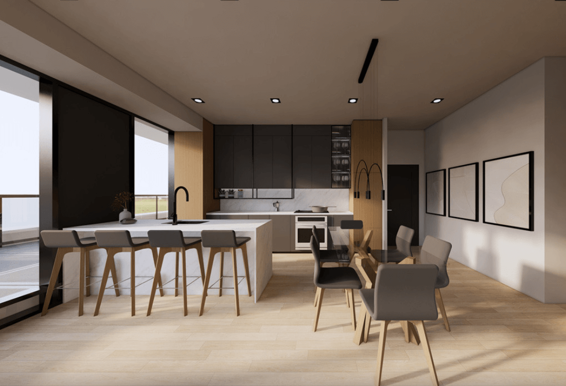 No. 35 Plains Road Condos Kitchen and Dining Area
