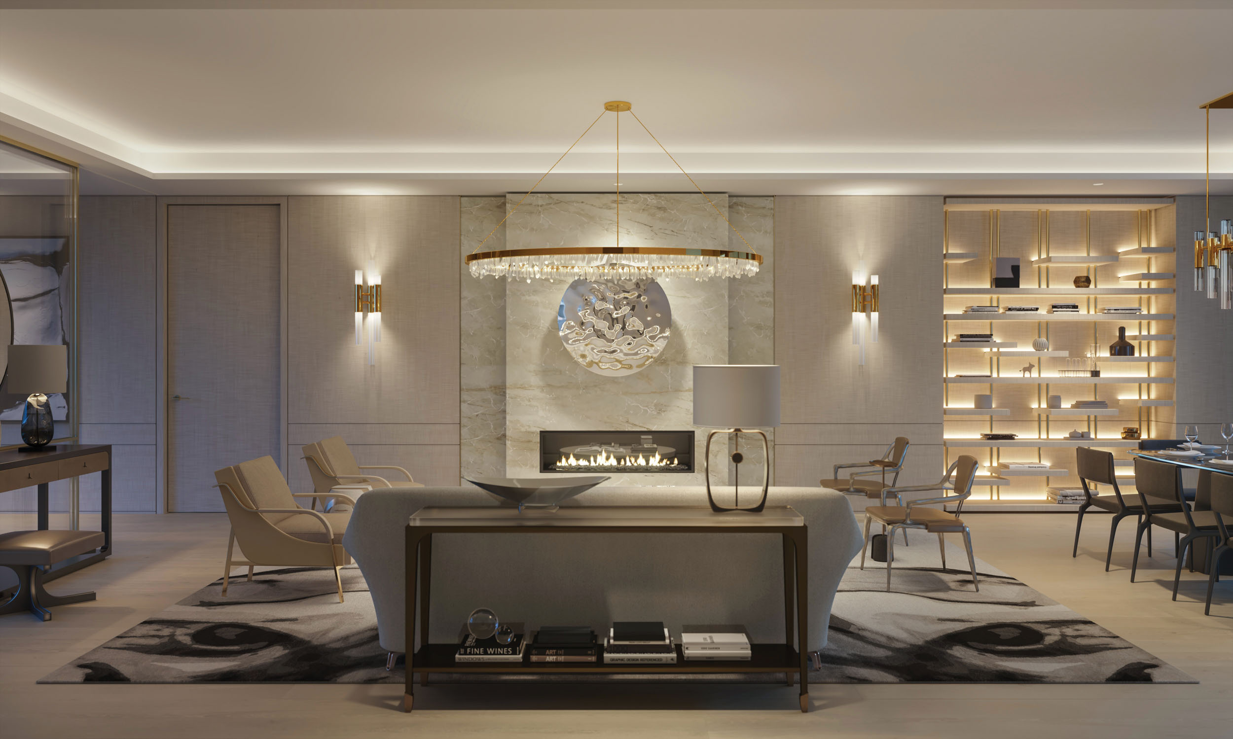 50 Scollard Condos Living Room