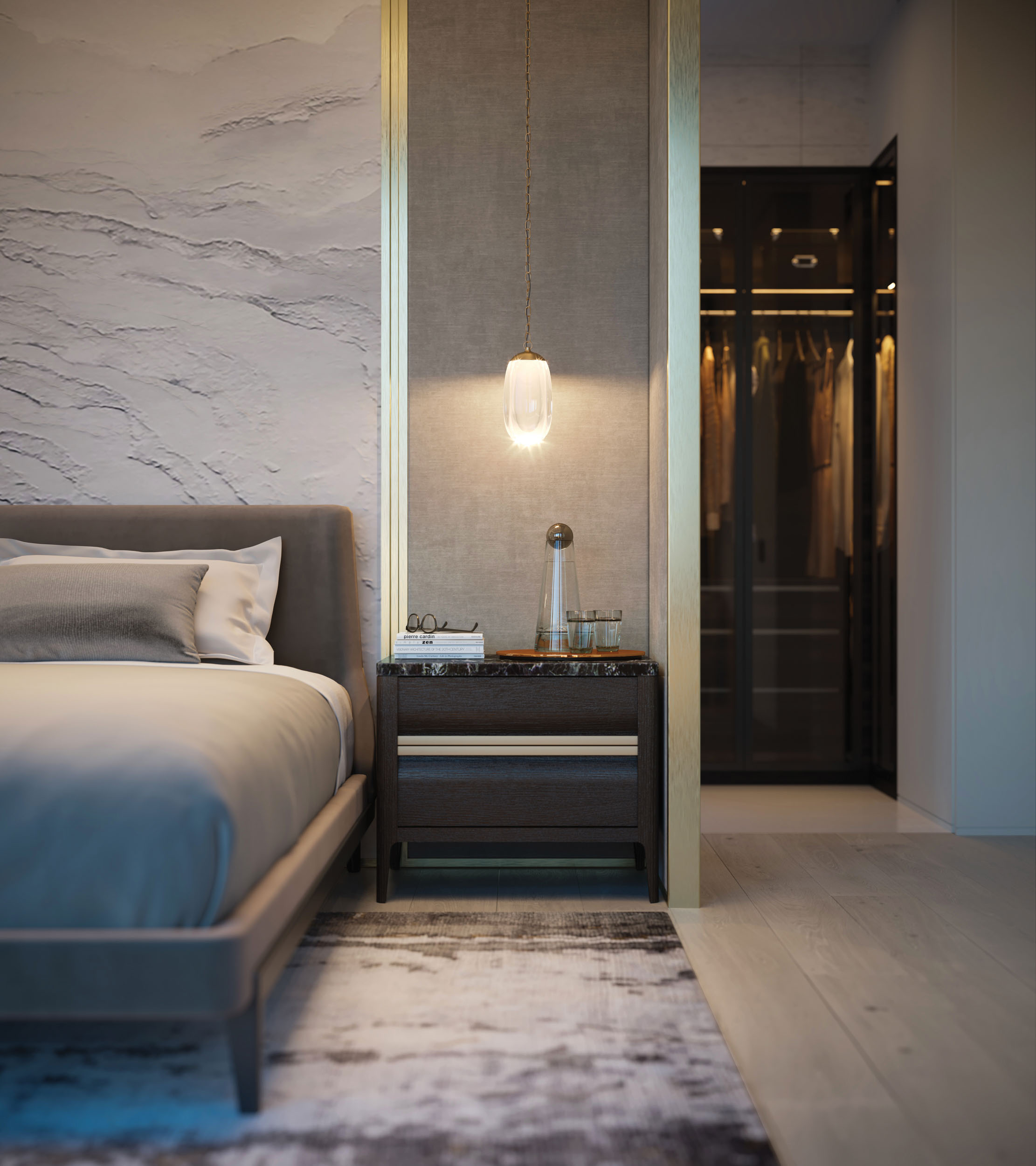 50 Scollard Condos Bedroom Vignette 2