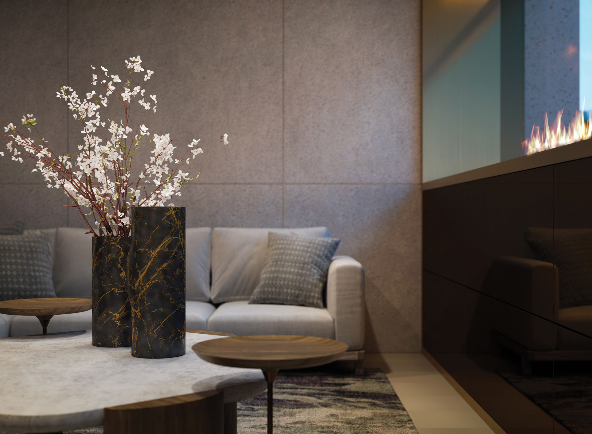 50 Scollard Condos Lounge Vignette