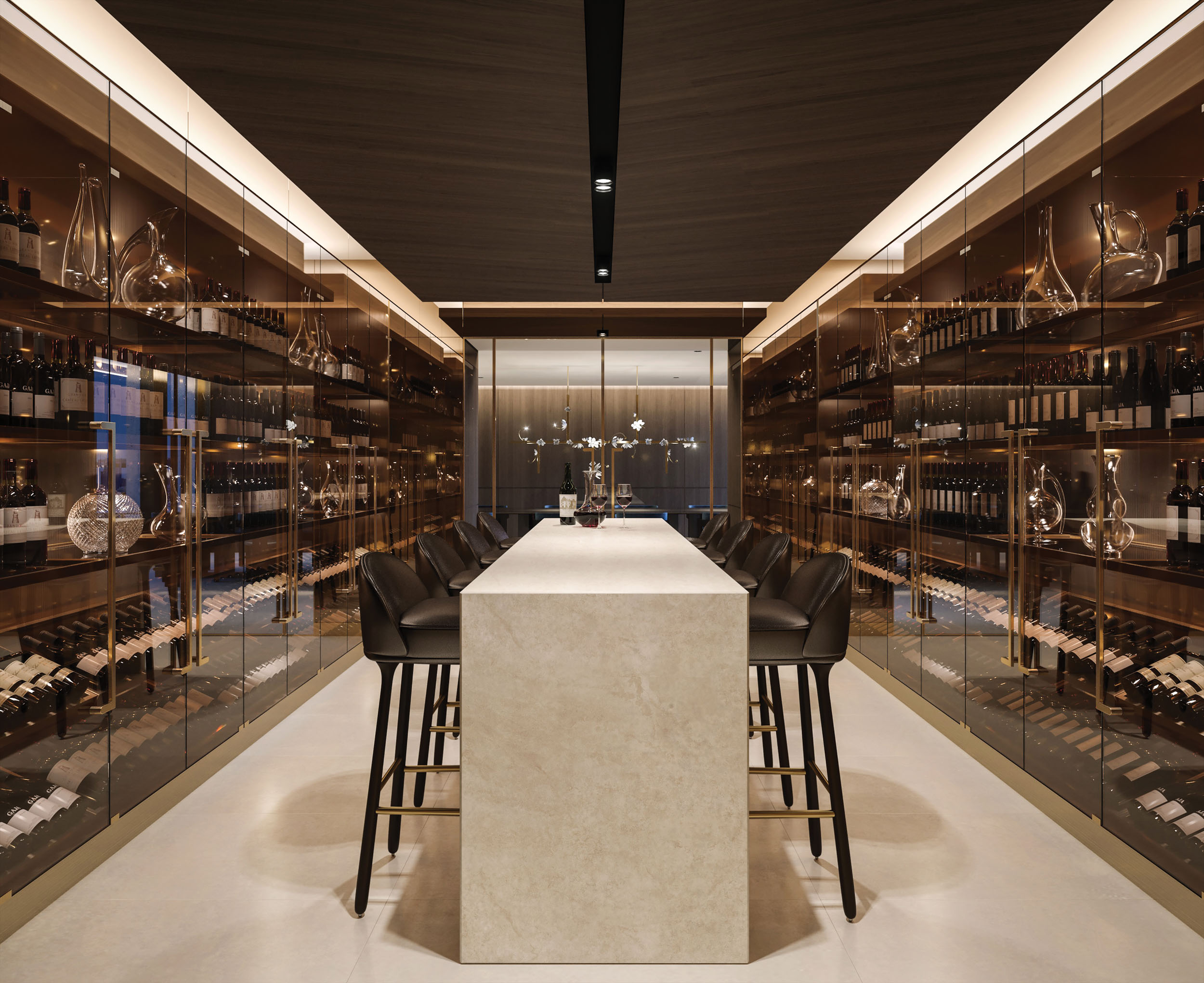 50 Scollard Condos Wineroom