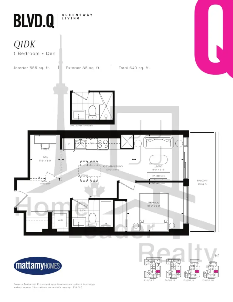 BLVD.-Q-Condos-Q1DK-floorplan