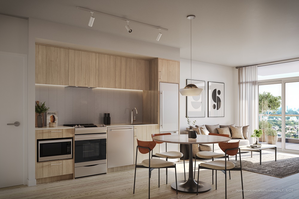 BLVD. Q Condos -Standard-Kitchen