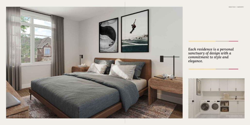 Oakpointe Townhouse - bedroom