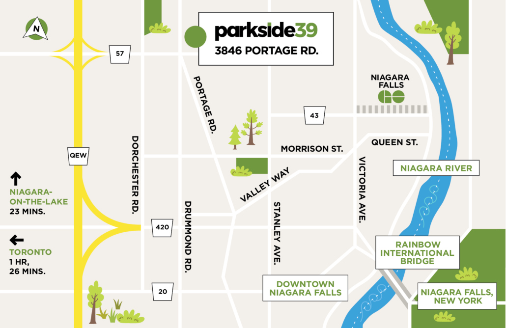 Parkside39 Towns - Map