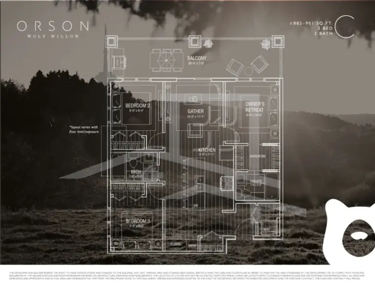 Orson Wolf Willow Condos - Unit 160 - floorplan